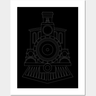 Steam locomotive Posters and Art